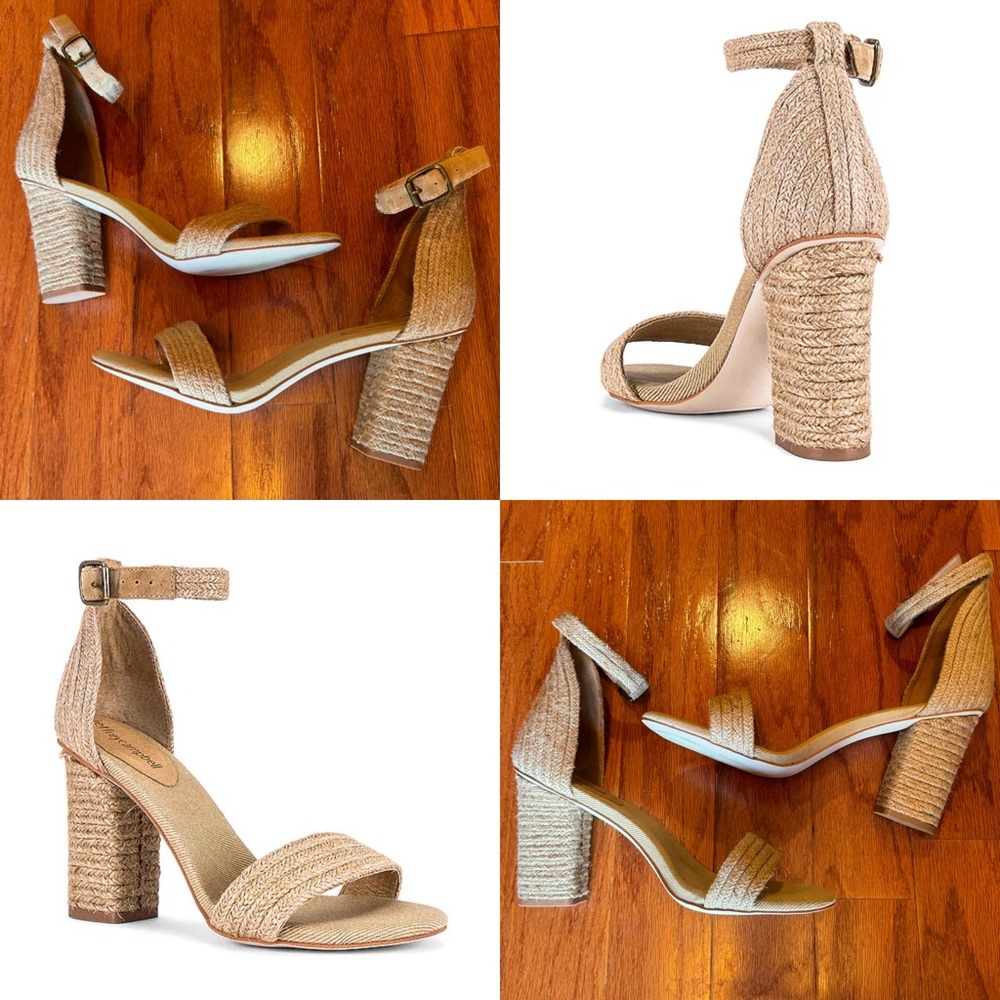 Jeffrey Campbell Rowboat Tan Jute Sandal Women’s Size 10